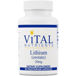 Vital Nutrients Lithium Orotate 20 mg 30 vegcaps